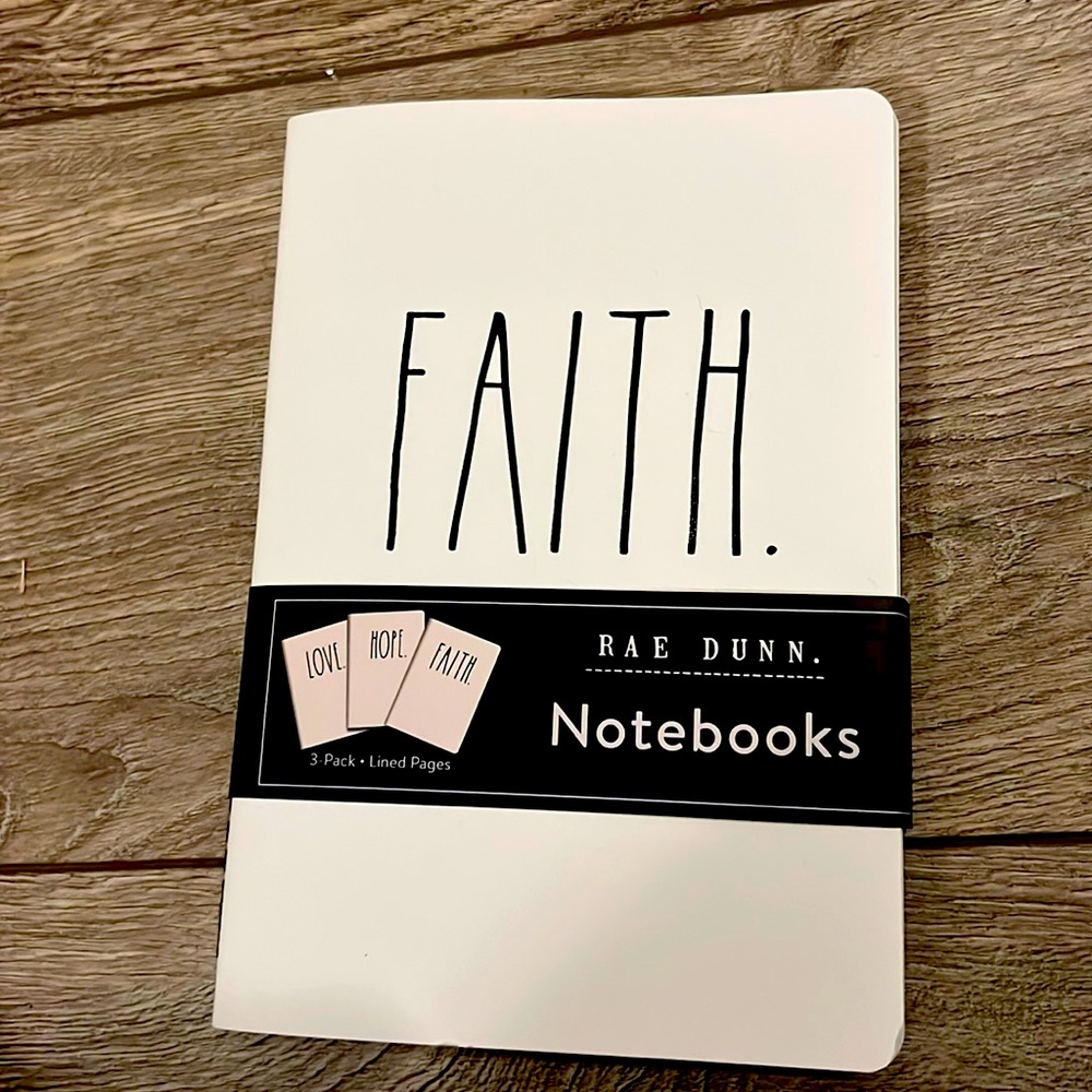 NWT Rae Dunn 3-pack of Notebooks